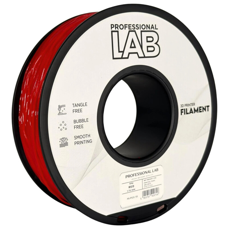 Professional Lab - PLA Filament - Červený (1,75 mm, 1 kg)